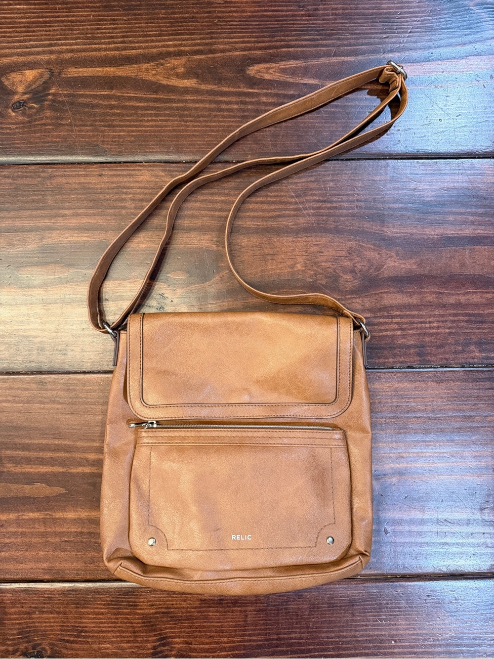 Relic Warm Tan Tote with Interior Pocket